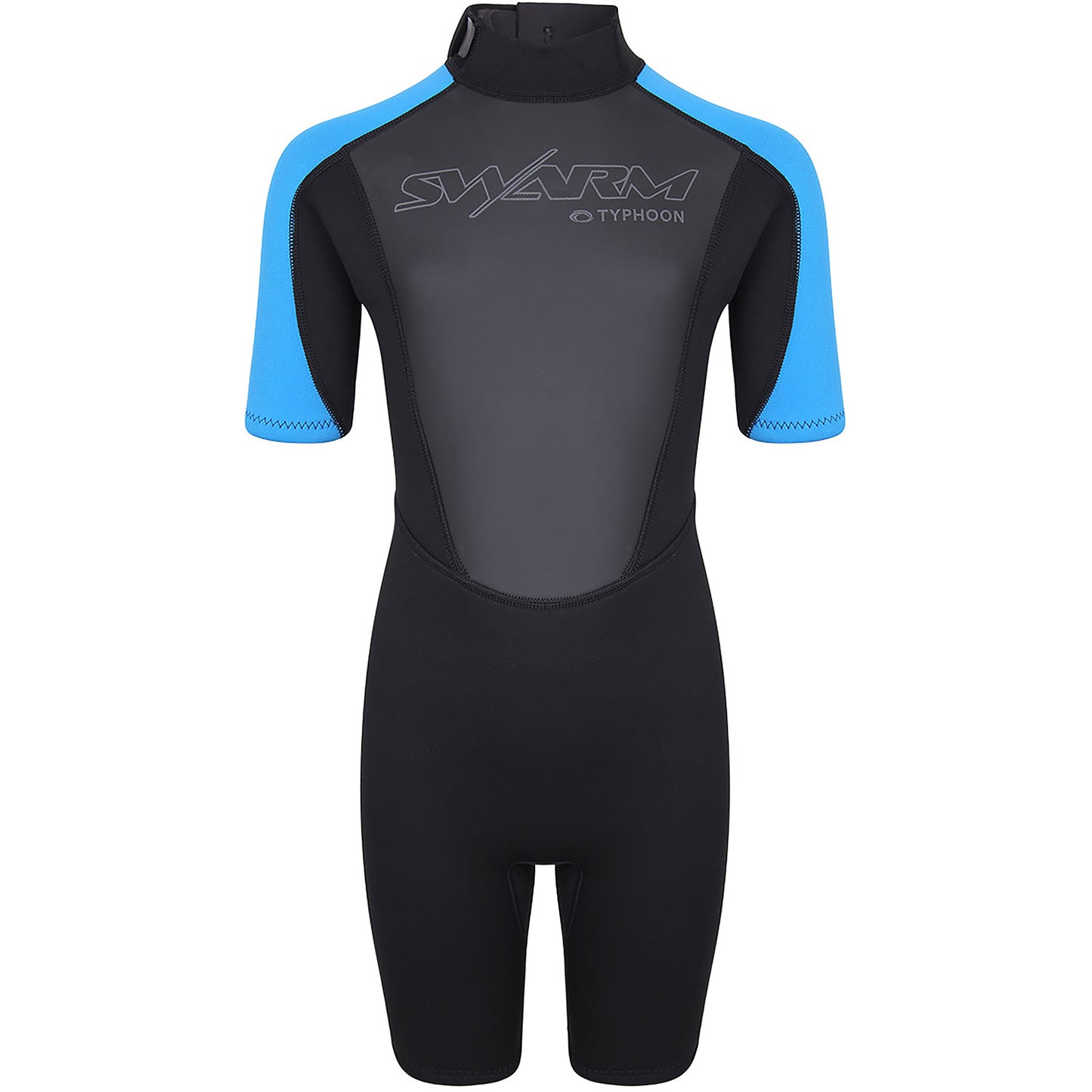  Typhoon Swarm3 Boys 3/2mm Shorty Wetsuit - Black/Blue