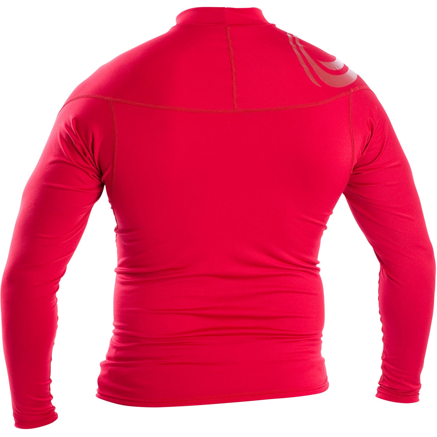  Typhoon Long Sleeve Flat Locked Rash Vest - Rich Red