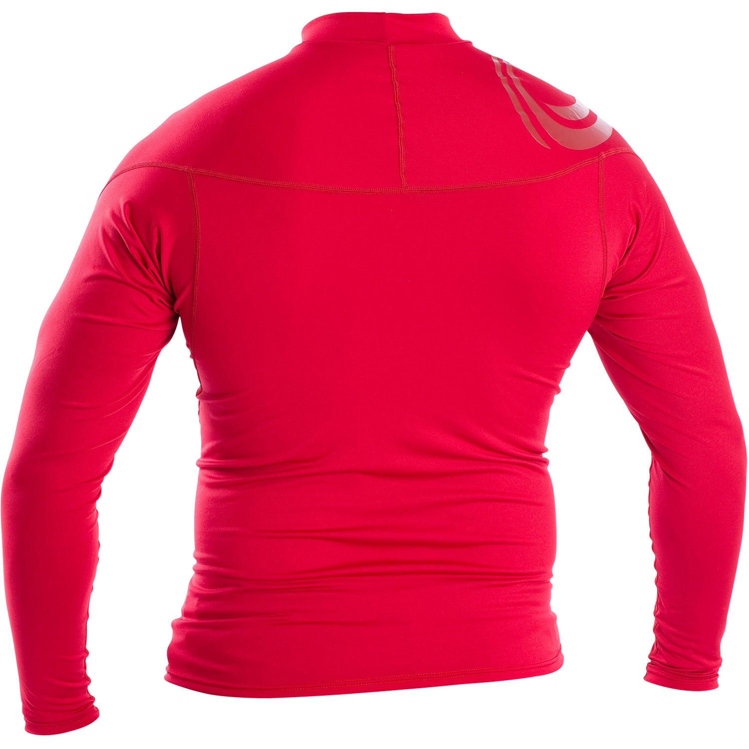  Typhoon Long Sleeve Flat Locked Rash Vest - Rich Red