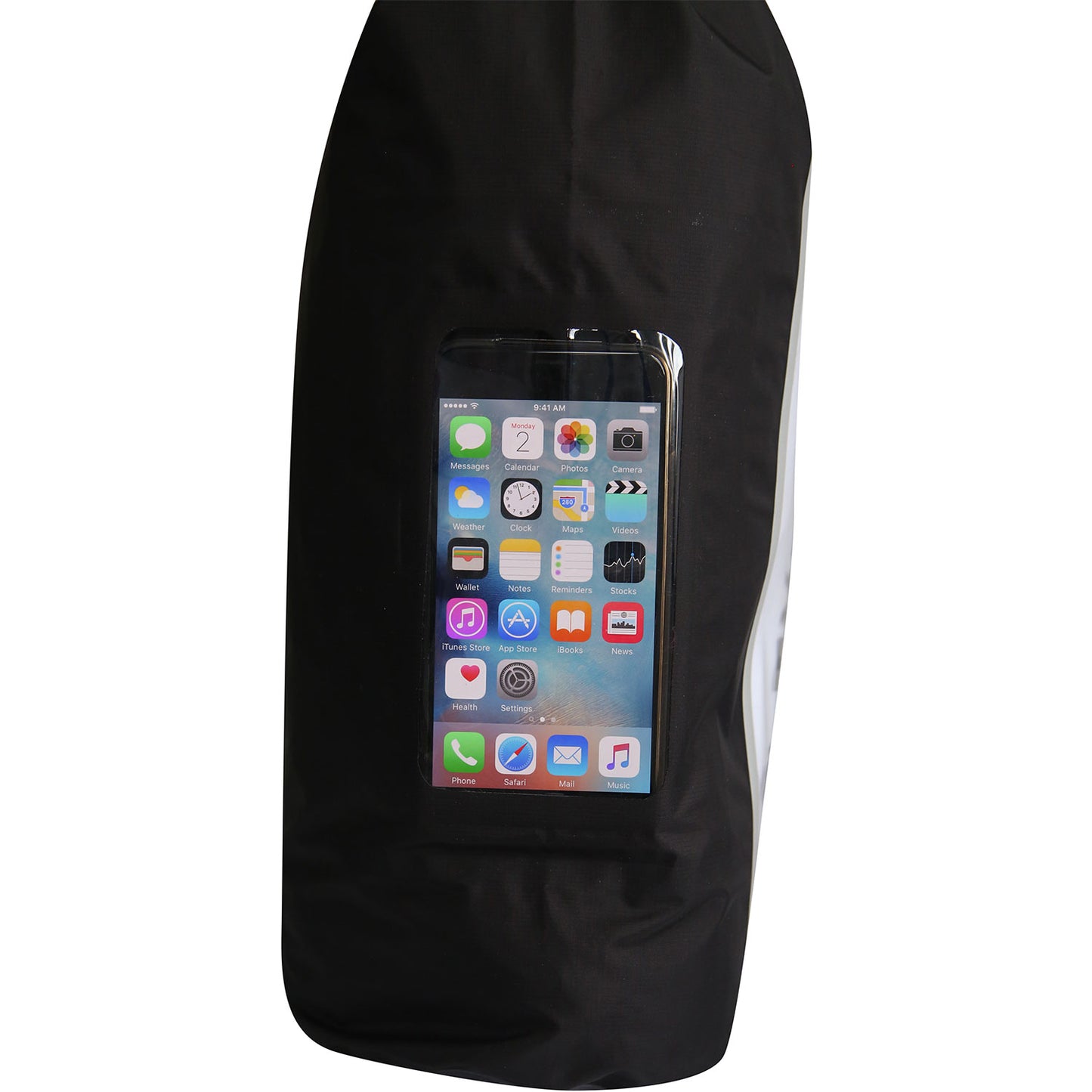  Typhoon Mersea Roll Top Dry Bags - Black/Transparent