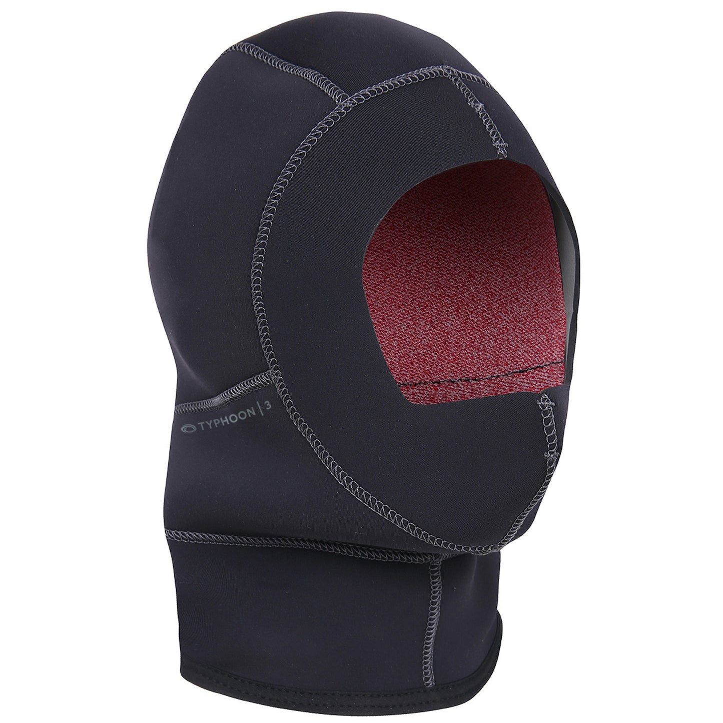  Typhoon Raptor3 3mm Thermal Wetsuit Hood - Black