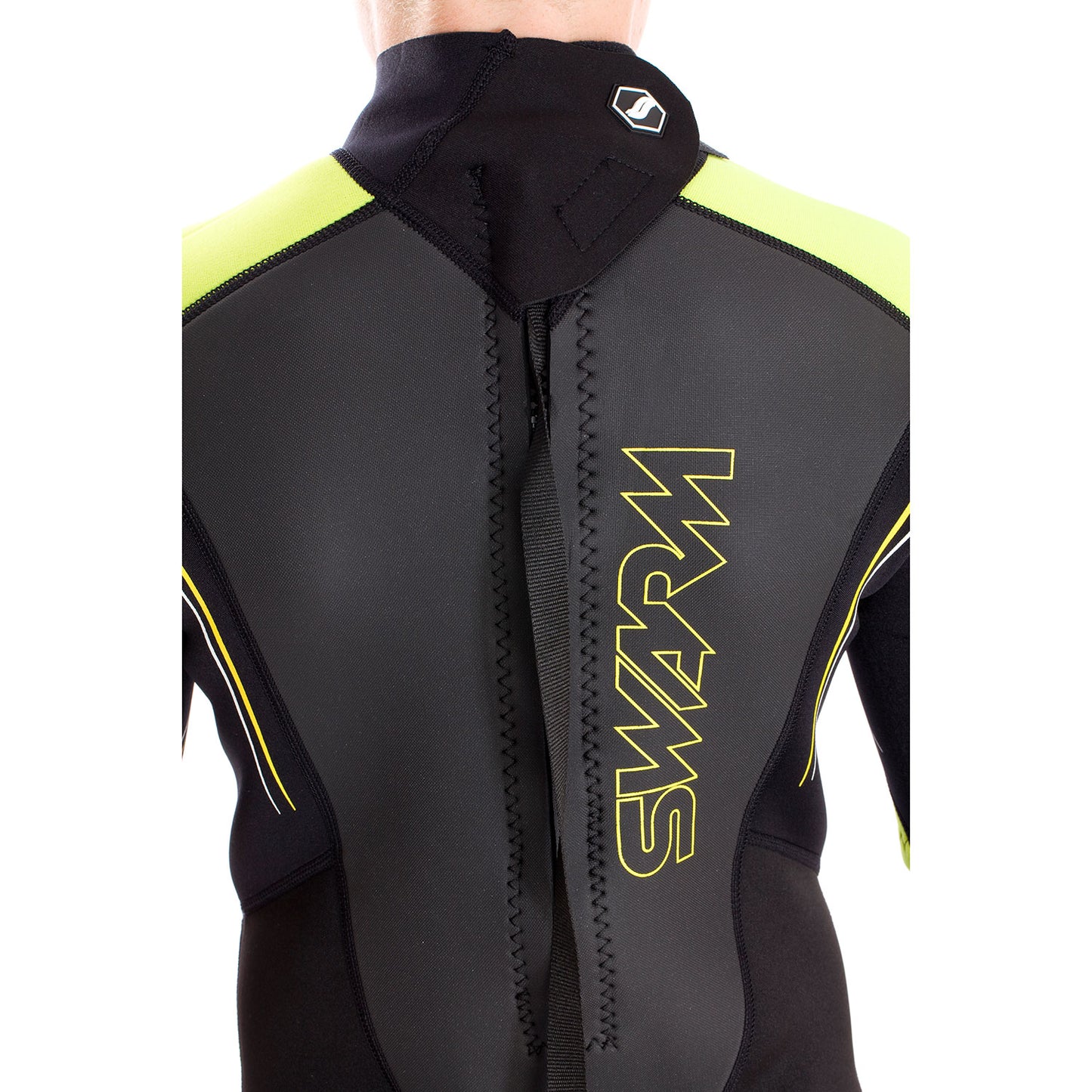  Typhoon Swarm Boys 3mm Shorty Wetsuit - Flame Yellow