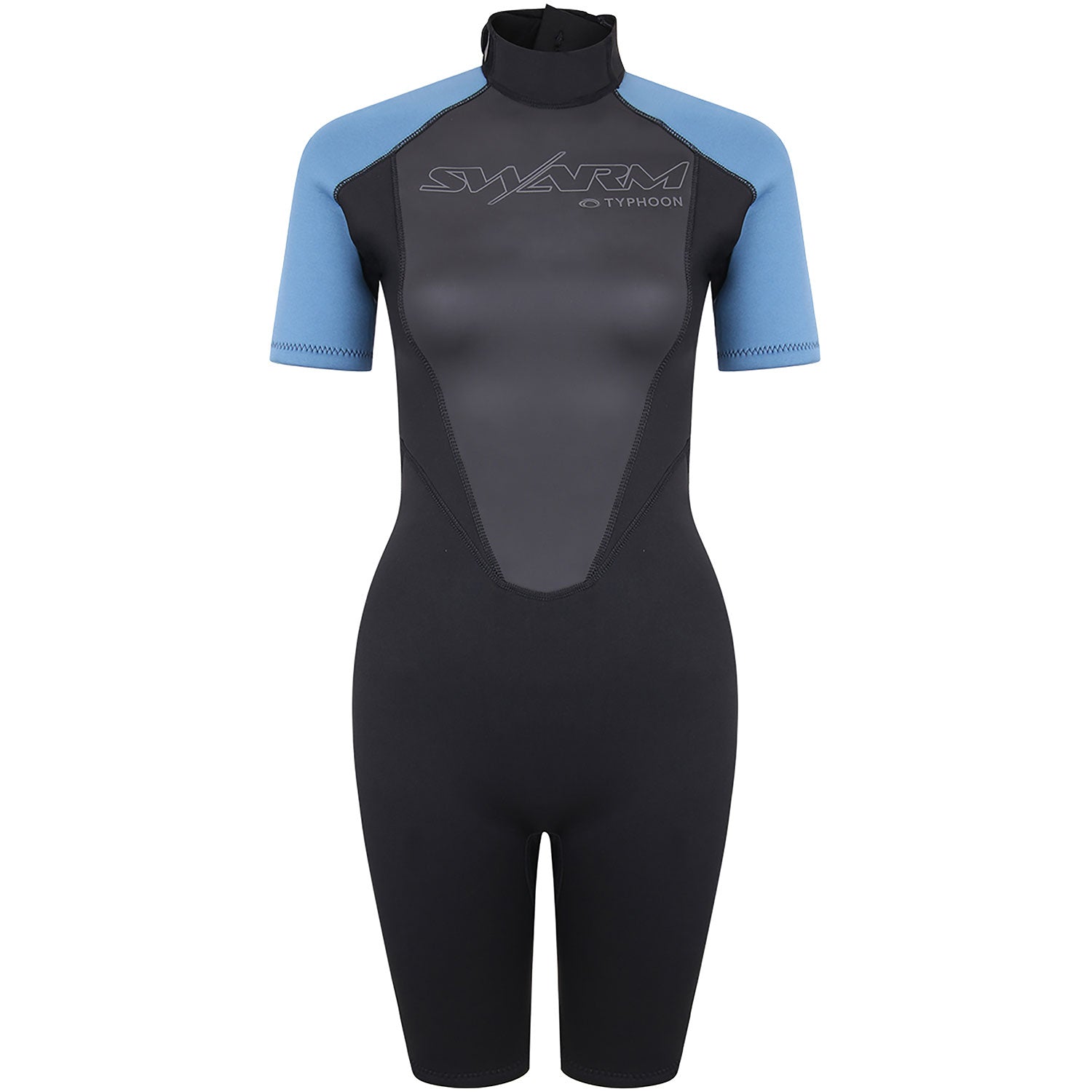  Typhoon Womens Swarm3 3/2mm Shorty Wetsuit - Black/Blue