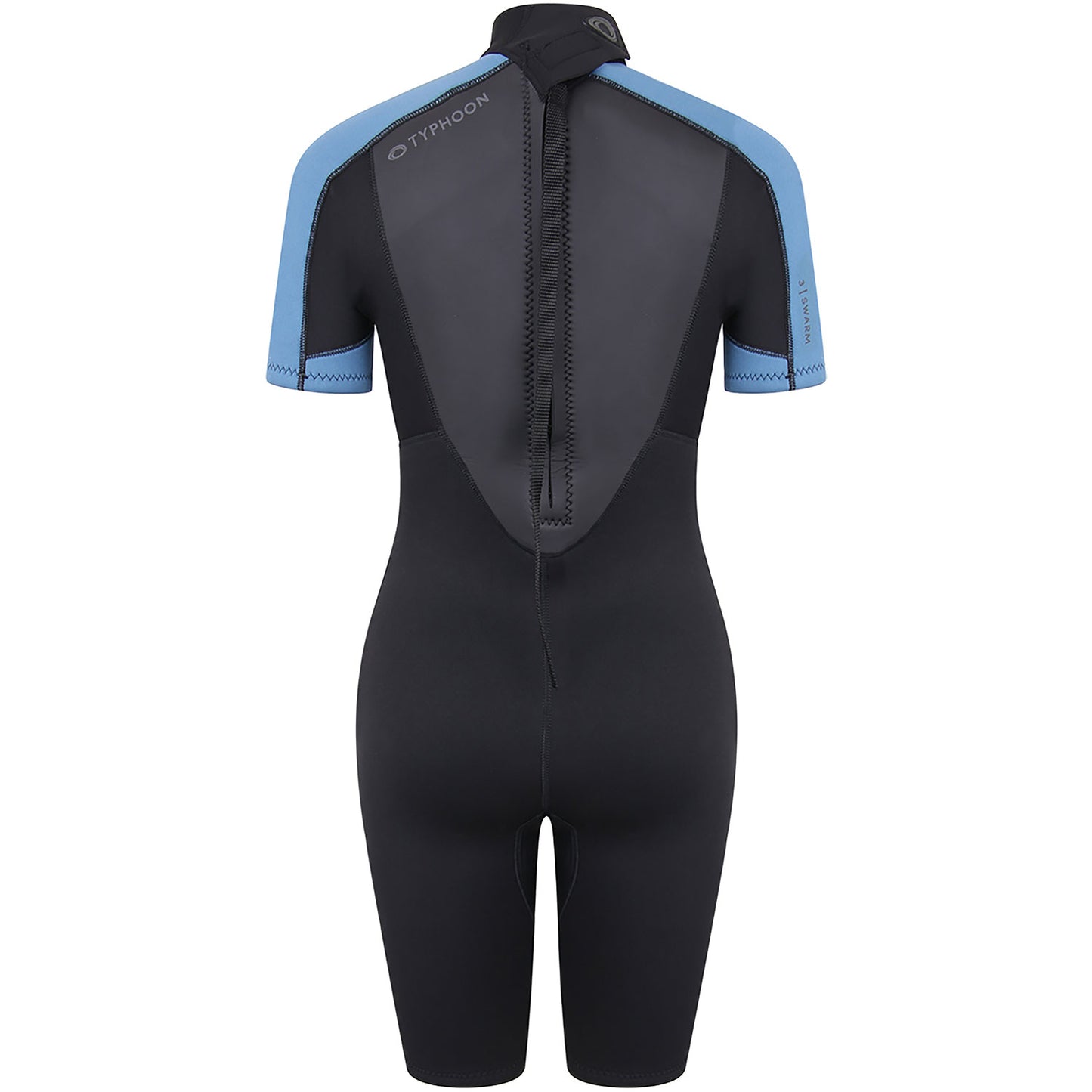  Typhoon Womens Swarm3 3/2mm Shorty Wetsuit - Black/Blue
